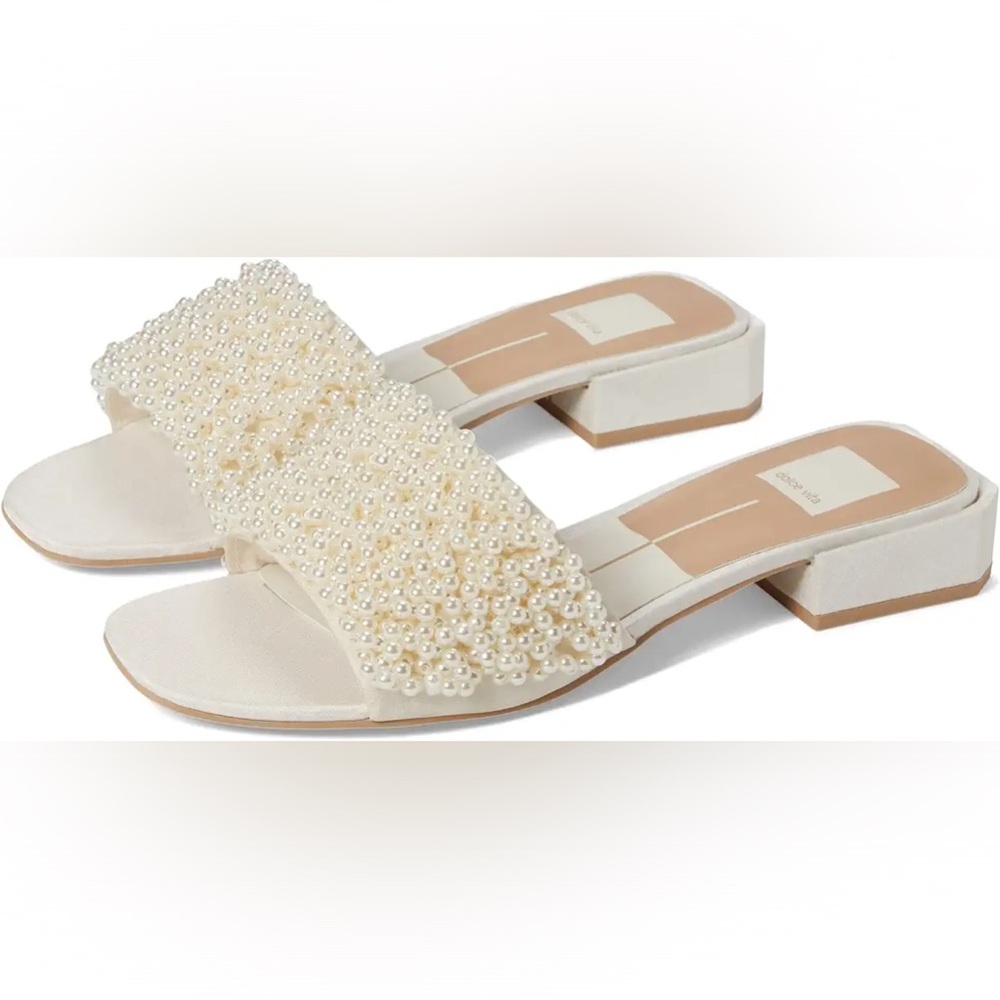 DOLCE VITA Halie Pearl Heeled Sandals 🕊️